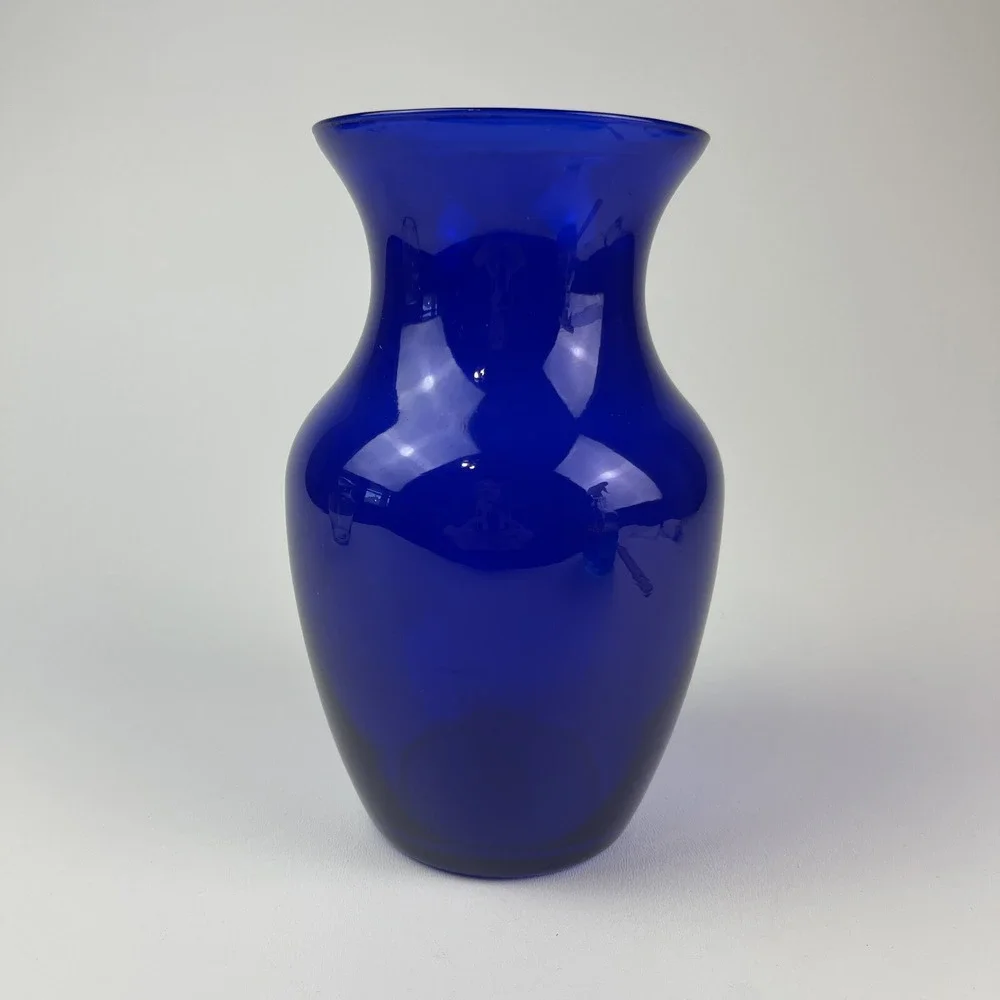 Blue Glass Vase 8